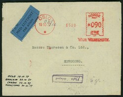 2980020: Hong Kong Rey Jorge V - Cancellations and seals