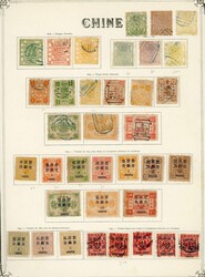 China. Collection and Ranges. 1878-1930s A nice group of Chinese ...
