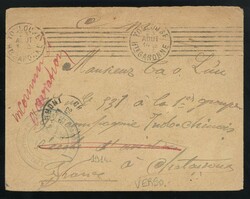 Indo-China. French Indo-Chinese Post Office. Chinese Labour in France ...