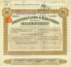 150.560.10: Stocks and Bonds – America - Argentina