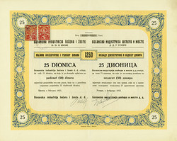 150.220: Stocks and Bonds - Yugoslavia