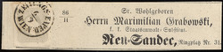 4745062: Österreich Zeitungsmarke 1861