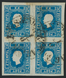4745057: Österreich Zeitungsmarke 1858/59