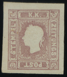 4745057: Österreich Zeitungsmarke 1858/59