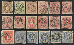 4745085: Austria Issue 1883 - Bulk lot