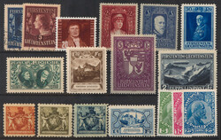 Liechtenstein Sammlung 1912-1999 fast nur postfrisch, u.a. Mi.1-3** ...