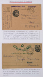 Sammlung Türkische Feldpost 1910/27 Kriegsgefangenen Post 1914-1918 ...