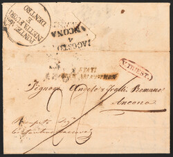 Partie Desinfektionspost (Disinfected Mail) u.a. aus Constantinopel ...