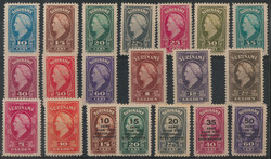 Kl. Sammlung Surinam, meist gute Erh., auf 17 Steckk  Automatically ...