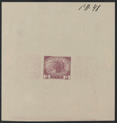 Österr. 1915 - Wohltätigkeitsausg. 3 + 1 Heller lilabraun ...