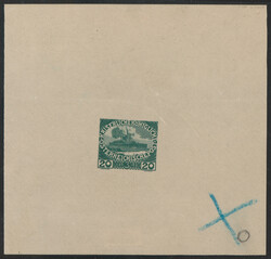 Österr. 1915 - Wohltätigkeitsausg. 20 + 3 Heller blauschiefer etwas ...