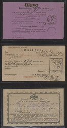 Interess. und reichh. Partie Postformulare Österr. Monarchie u.a. ...