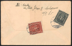 Österr. Nr. 407 + 408 a. Reco-Expressbrief in die CSR, attraktiv