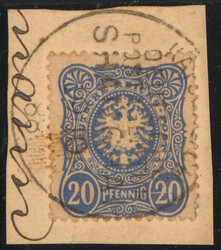 D. Kolonien und Post im Ausland - D. Post in China Nr. V42c III, 20 ...