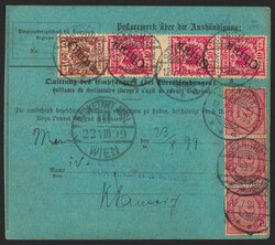 D. Kolonie und Auslandspostämter - D. Post in China Mi Nr. V37e, 2Mk ...