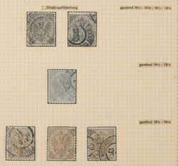 Bosnien - Interess. Spezialpartie Zähnungsfälschungen der Ausg. ...