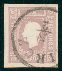 4745057: Austria Newspaper Stamp 1858/59