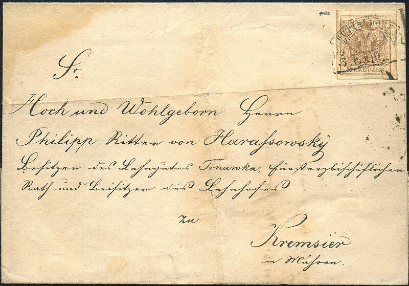 Österreich, 1850, Wien/Vororte, HÜTTELDORF, 180 p, ...