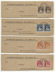 K.u.K. Feldpost, 1917, besonders dekorative und taufrische ...