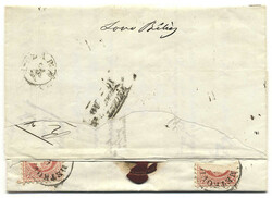 Bosnien-Herzegowina, 1871, MOSTAR - METKOVICH - TRIESTE, ...