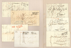 3358: Italia Pre Philately - Covers bulk lot