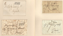 Italien, 1818/50, TURIN / TORINO, interessante ...