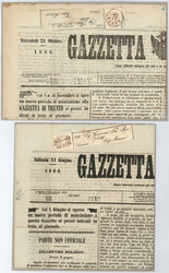 Österreich, 1863, Südtirol, LAVIS, besonders dekorative ...