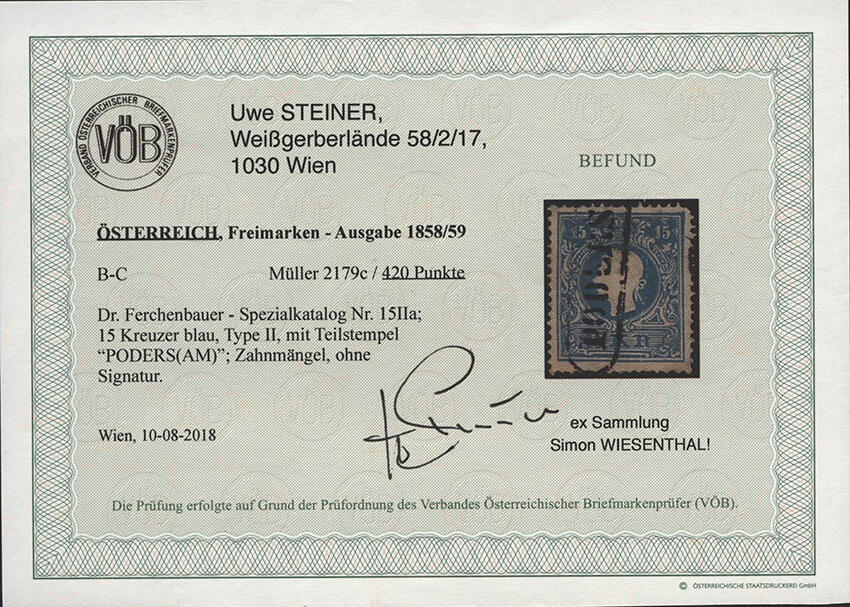 Image 1 for lot number 76 for Merkurphila Express Auction 01.11.2025