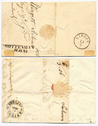 Österreich, 1850, Oberösterreich, STEYR u. KIRCHDORF, zwei frische ...