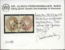 Lombardei & Venetien, 1861/63, VERONA, sitzender Teilstempel auf ...