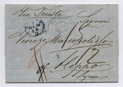 Schweiz, 1856, GLARUS, zartklarer blauer Abschlag auf ...