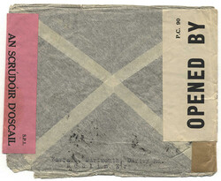 IRELAND, 1941, Double censored air mail cover franked 1941 3Pg Easter ...