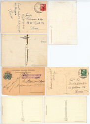 Italien, 1900/45, FLUGPOST - Ansicht- bzw. Postkarten, vorwiegend in ...