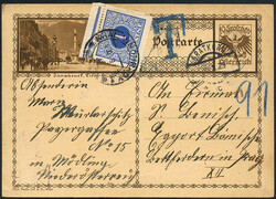 Tschechoslowakei, 1929, INCOMING MAIL : österreich. Inlands- ...