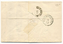 Ungarn, 1871, Rumänien, RUSZKBERG, blauer Abschlag auf 5kr - ...