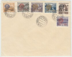 Österreich, 1931, 518 - 523, Rotary mit passendem Sonderstempel vom ...