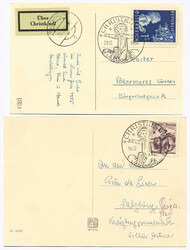 28.01.2026: Lot withdrawn!Österreich, 1953/54, CHRISTKINDL, klare ...