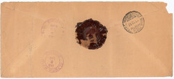 ITALIEN, AGAEN ISLANDS, 1917, Registered cover from RHODOS via Genova ...