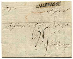 CZECHOSLOVAKIA/AUSTRIA, 1793, Folded letter written in French from ...