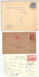 VIALTA & GIBRALTAR, 1815-1967, small group of 10 cober &amp;/or cards ...