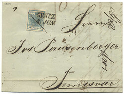 Österreich, 1850, Steiermark, GRATZ, klarer Abschlag vom 4.JUNI 1850 ...