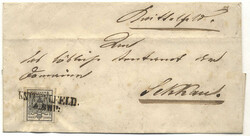 Österreich, 1850, Steiermark, KNITTELFELD, kompletter klarer ...