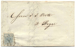 Österreich, 1850, Böhmen, PRAG, zarter Abschlag auf interessanter 5 ...