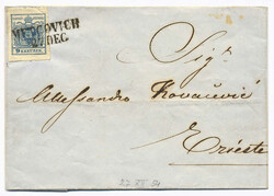 Österreich, 1850, Dalmatien, METCOVICH, 15 p, kompletter, klarer ...