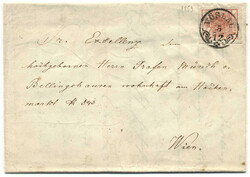 Österreich, 1850, Niederösterreich, VÖSLAU, besonders klarer ...