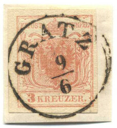 Österreich, 1850, Steiermark, GRATZ, besonders klarer ...