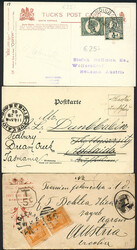 Australien, 1893-1912, INCOMING & OUTGOING MAIL AUSTRIA, 1 Brief + 2 ...