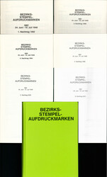 Modry, Fritz / Rehfeld, Martin: Bezirksstempelaufdruckmarken. Eine ...
