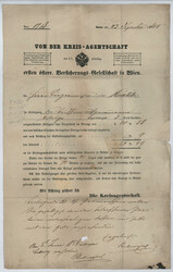 Österreich, 1850, Böhmen, SAAZ, postgeschichtlich hochinteressantes ...