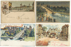 Österreich, 1899/00, VENEDIG IN WIEN, Partie unterschiedlicher ...